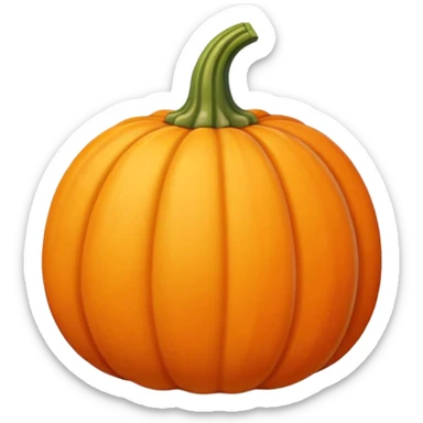 Autumn pumpkin and squash sticker