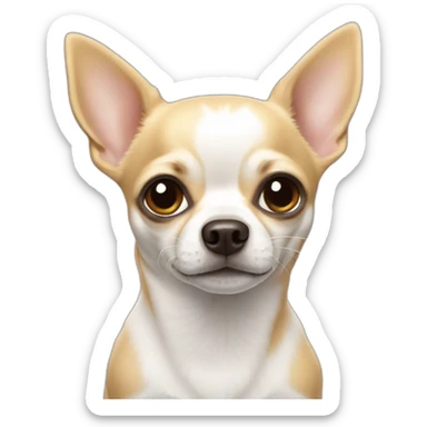 Chihuahua blanco  sticker