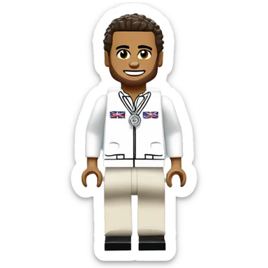 LEWIS HAMILTON lego full body sticker