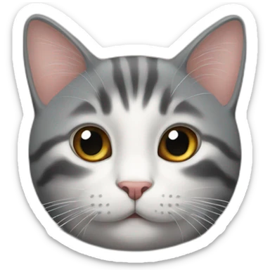 Chat câlin chat sticker