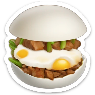 Philippine dish adobo no egg sticker