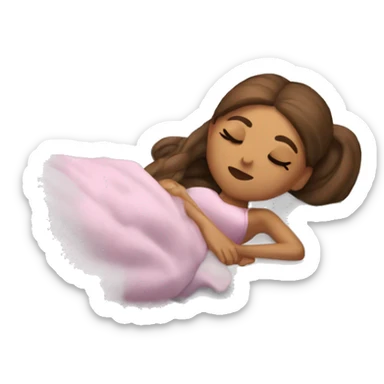 Ariana Grande sleeping sticker