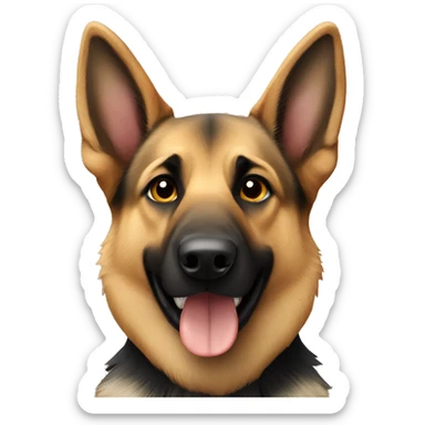 German shepherd  sticker