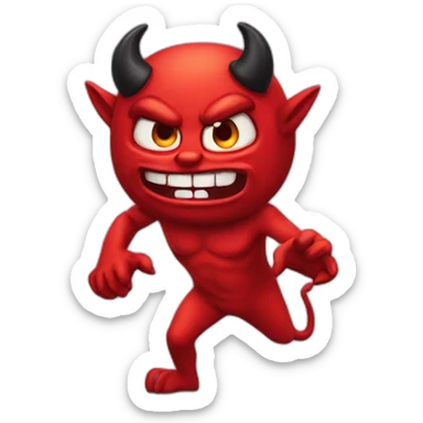 Devil sticker