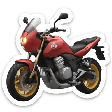 Moto piruetas  sticker