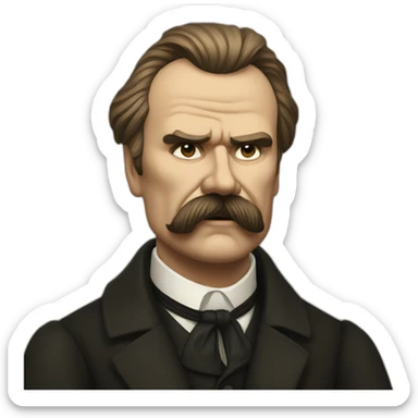 friedrich nietzsche sticker