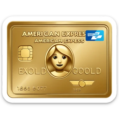 american express gold card sticker