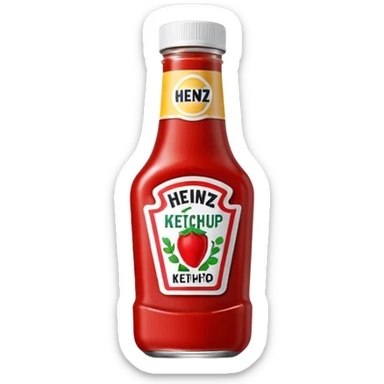 One Heinz Ketchup Sachets 10ml sticker