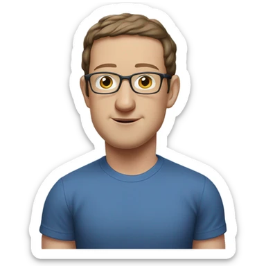 Mark Zuckerberg  sticker