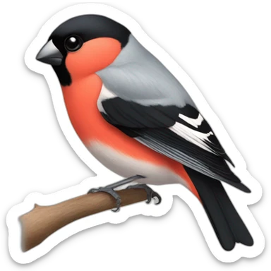 bullfinch sticker
