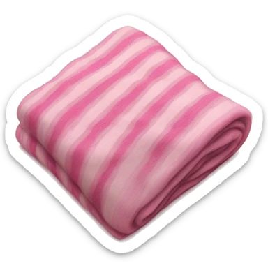 folded pink blanket sticker