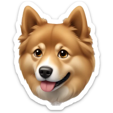 Finnish-lapphund brown sticker
