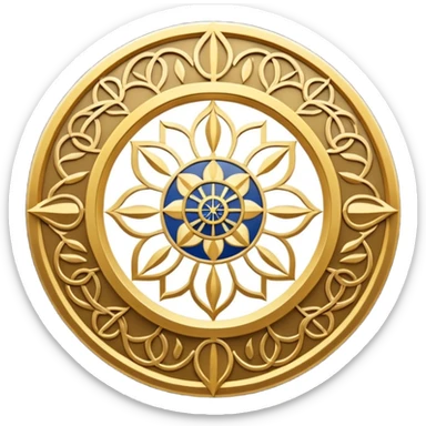 Light & Code Roundtable Bahai no people, just symbols. should have 9 points sticker