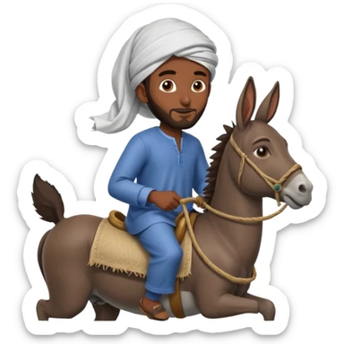 фото араб на осле sticker