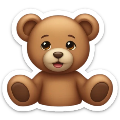 Teddy bear inlove sticker