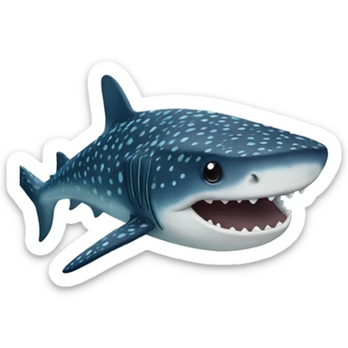 whale shark sticker
