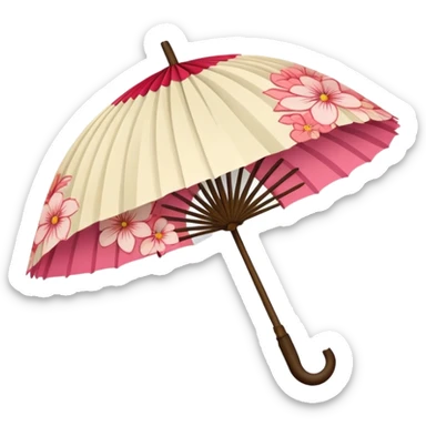 Ombrelle japonaise sticker