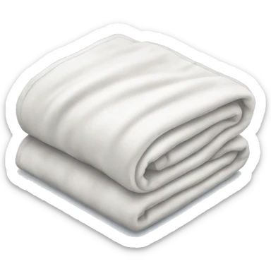White blanket  sticker