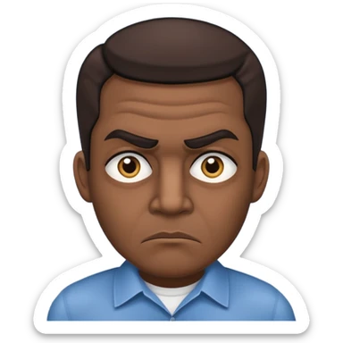 The disgruntled Colombian sticker