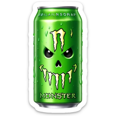 Monster energy drink sticker