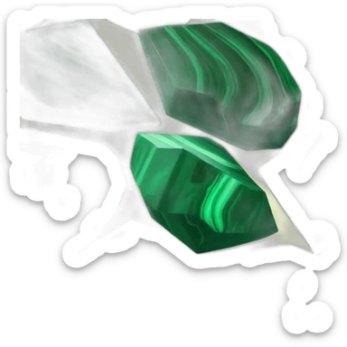Malachite-Box sticker