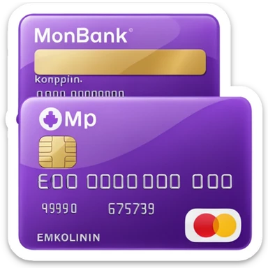 create a bank card from ua bank, which called Monobank sticker