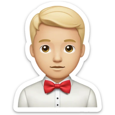 bow-tie polish man sticker