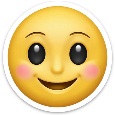 Emoji, smiley face with 1 eye closed sticker