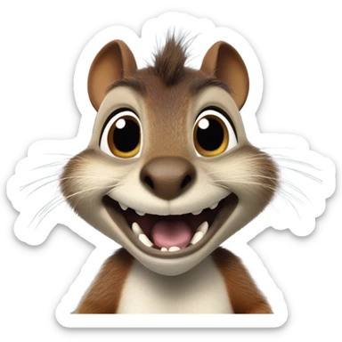 scrat from ice age sticker