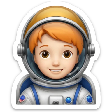 Astronaut Kids sticker