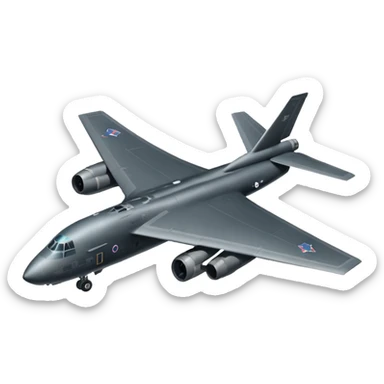 b2 bomber aircraft sticker