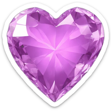 Diamond heart broken sticker