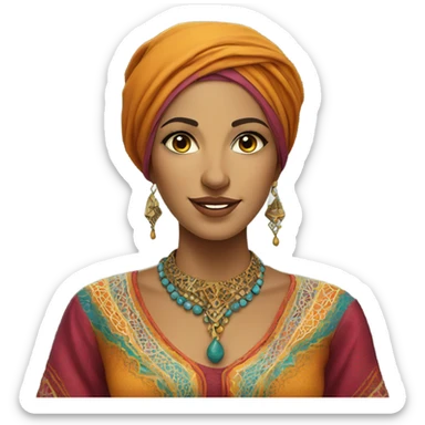 Beautiful maroccan sticker