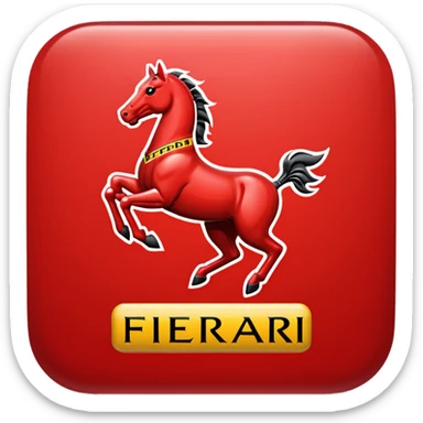 Scuderia ferrari logo sticker