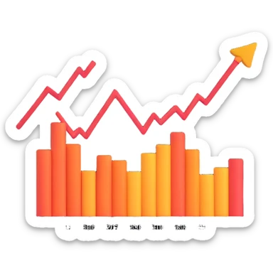 Financial Times logo with stock market chart sticker