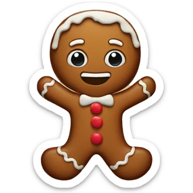 gingerbread sticker