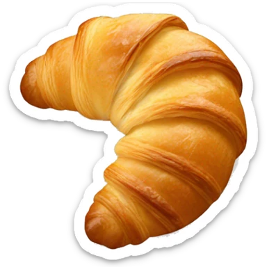 croissant eating croissant sticker
