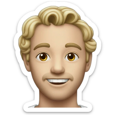 Bonbon bleu dragibus sticker