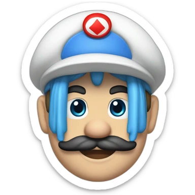 Mario à l'hôpital sticker