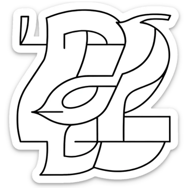 A six and a seven sticker