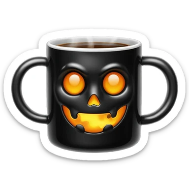 Poison coffee sticker