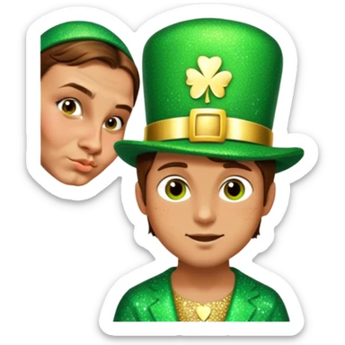 Sparkling Leprechaun sticker