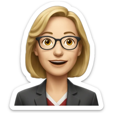 Claudia Goldin woman nobel laureate possing sticker