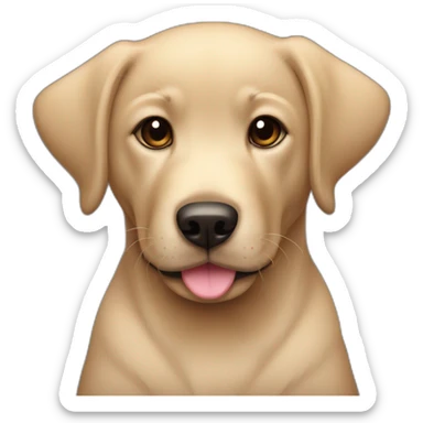 Un doudou bébé labrador noir sticker
