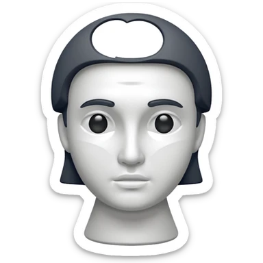 unfinished sculpture sticker