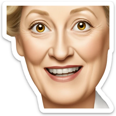 Meryl Streep sticker