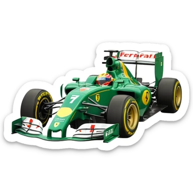 green and yellow ferrari f1 bell lewis hamilton helmet sticker