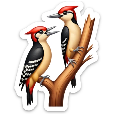 Woodpeckers sticker