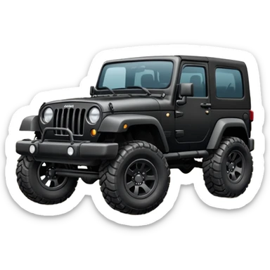 Black Jeep sticker