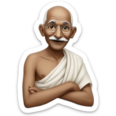 mahatma gandhi sticker